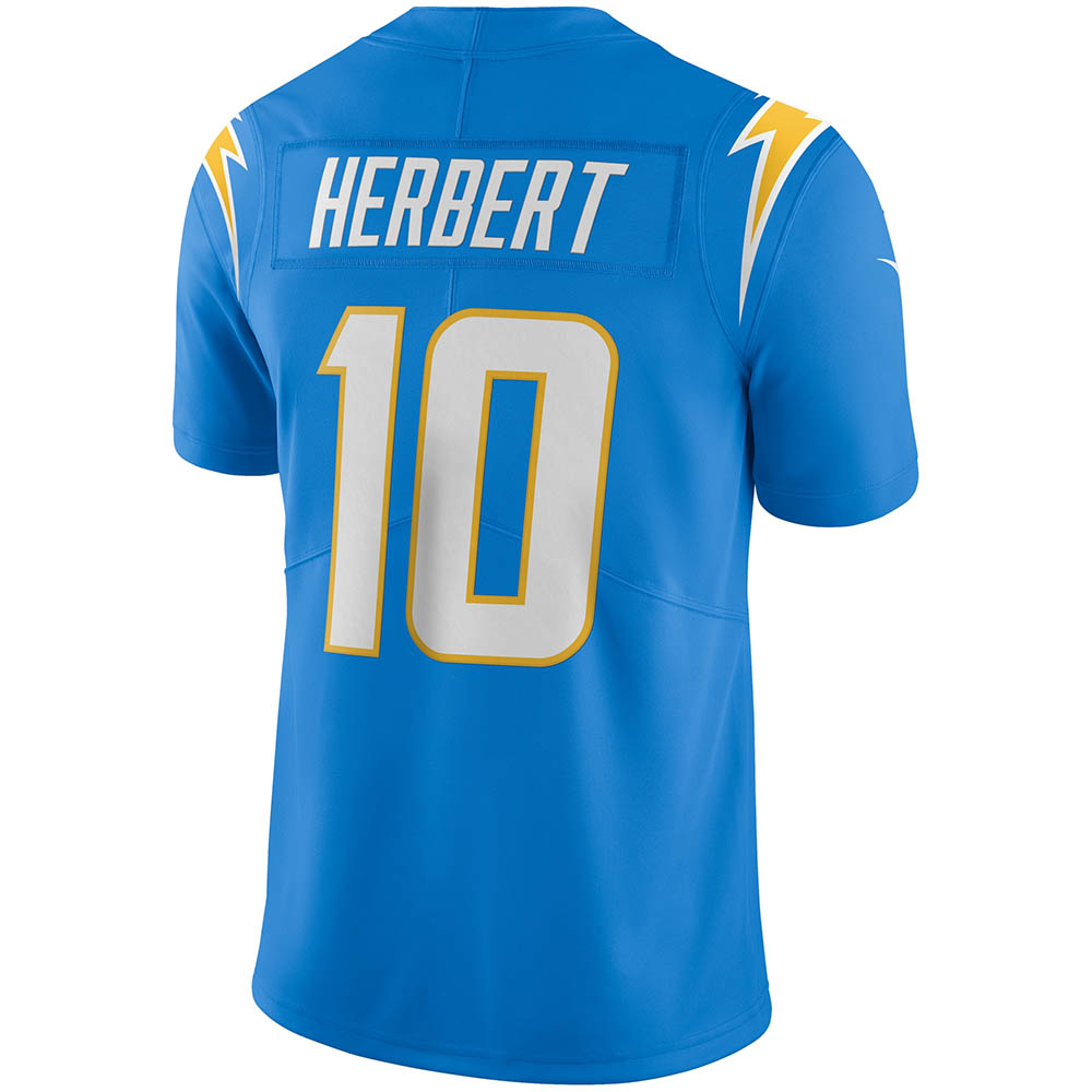 Men's Los Angeles Chargers Justin Herbert Vapor Limited Jersey Powder Blue