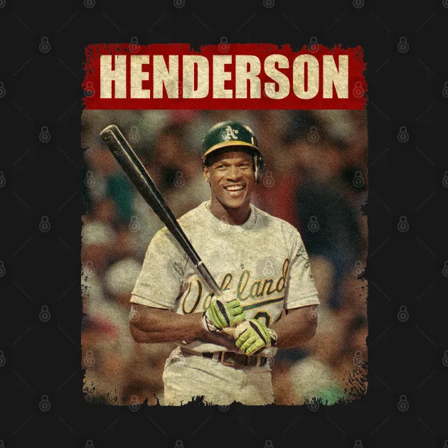 Rickey Henderson - New Retro Style Hoodie
