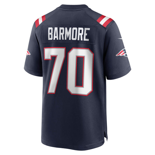 Christian Barmore New England Patriots Game Jersey - Navy
