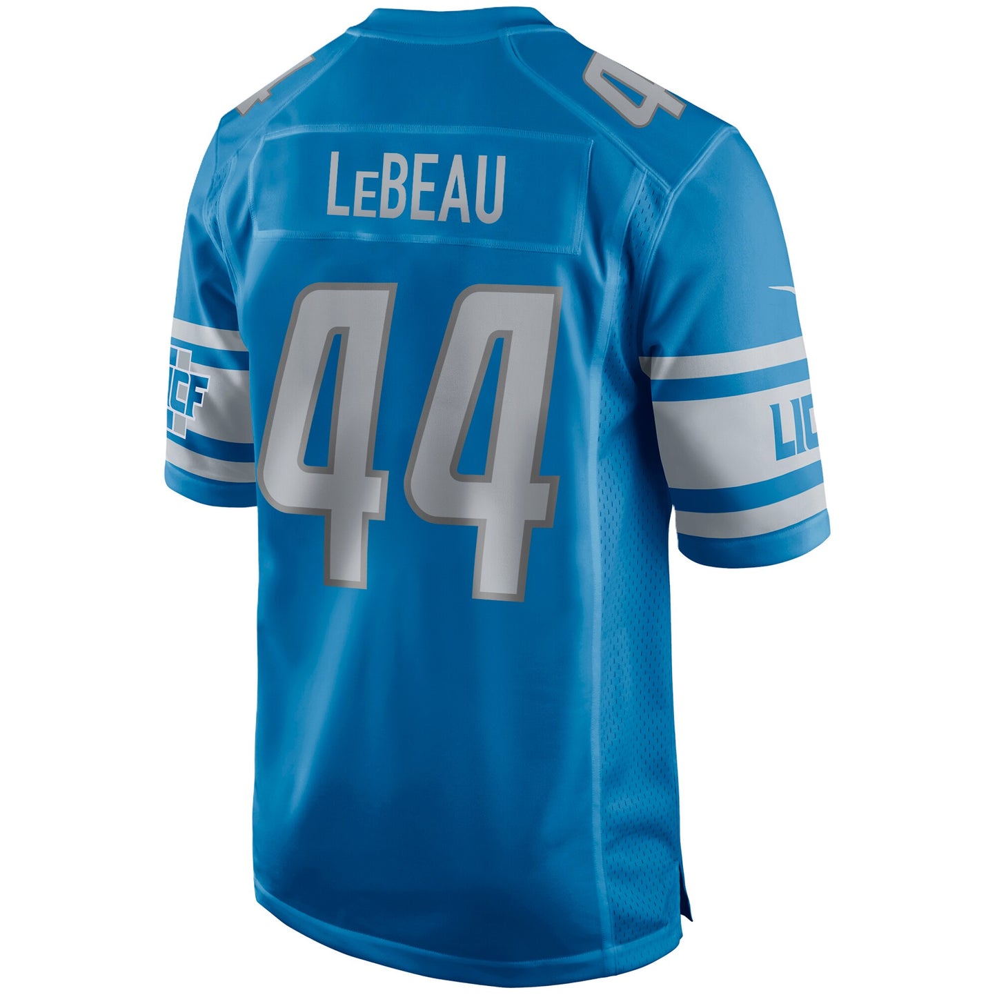 Dick LeBeau Detroit Lions Game Retired Player Jersey - Blue