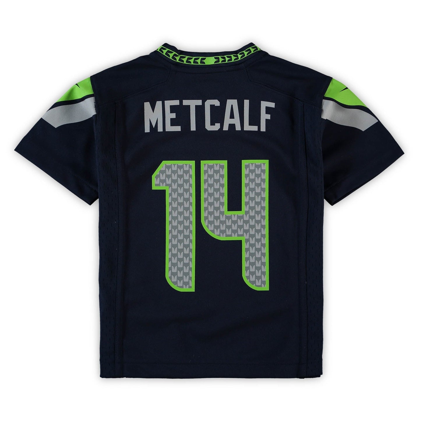 Preschool DK Metcalf Navy Seattle Seahawks Game Jersey