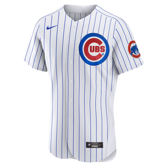 Chicago Cubs Home Authentic Custom Jersey - White