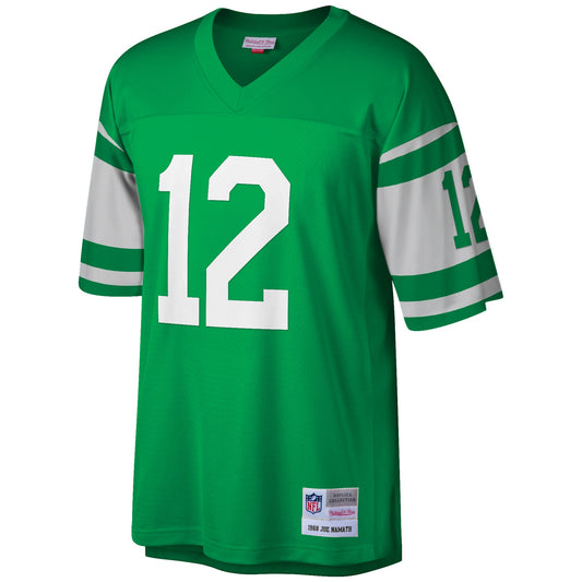 Joe Namath New York Jets Mitchell & Ness Big & Tall 1968 Retired Player Replica Jersey - Green