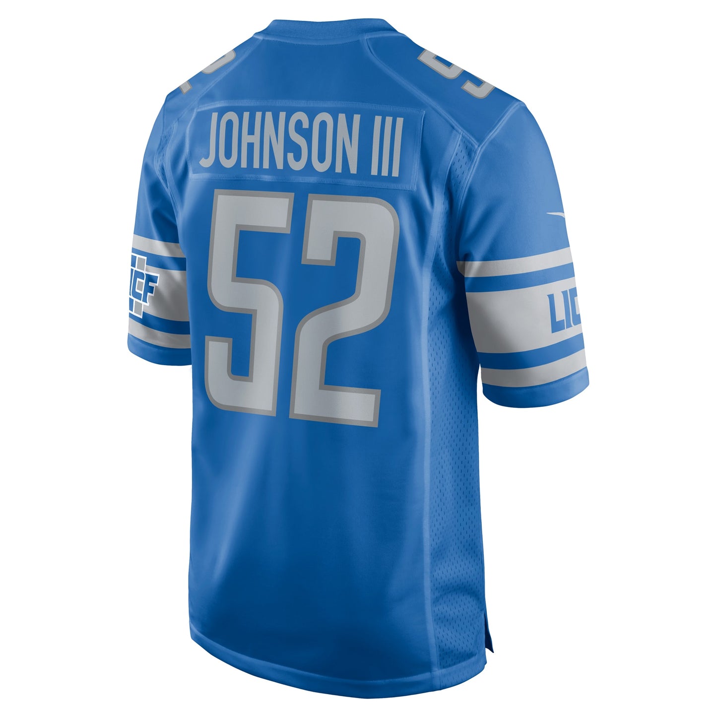Raymond Johnson III Detroit Lions Team Game Jersey - ?Blue