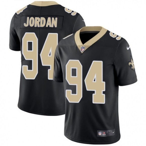 Men's New Orleans Saints Cam Jordan Vapor Jersey Black