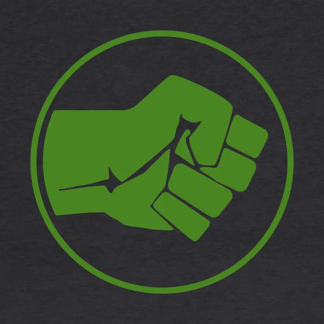 Green Smash Fist Hoodie