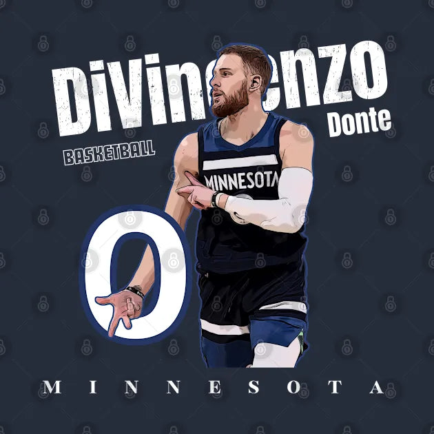 Minnesota Donte Divincenzo #0 Basketball Cartoon Hoodie