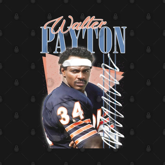 Walter Payton ----- 80S Retro Aesthetic Hoodie
