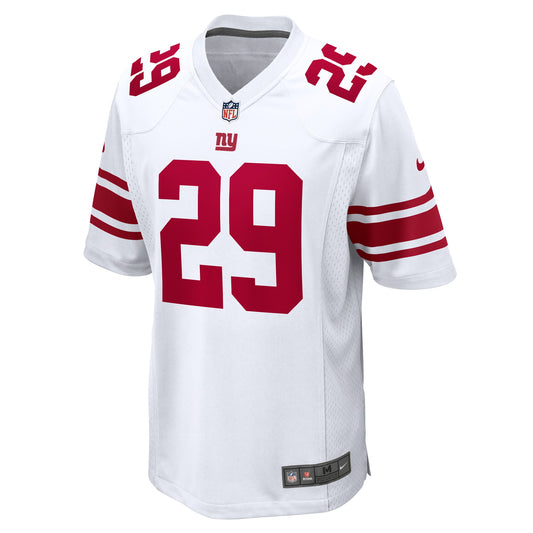 Xavier McKinney New York Giants Away Game Player Jersey - White