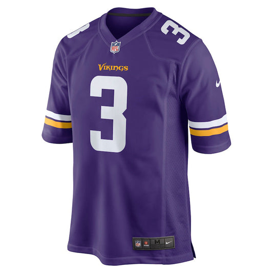 Men's Minnesota Vikings Jordan Addison Game Jersey - Purple