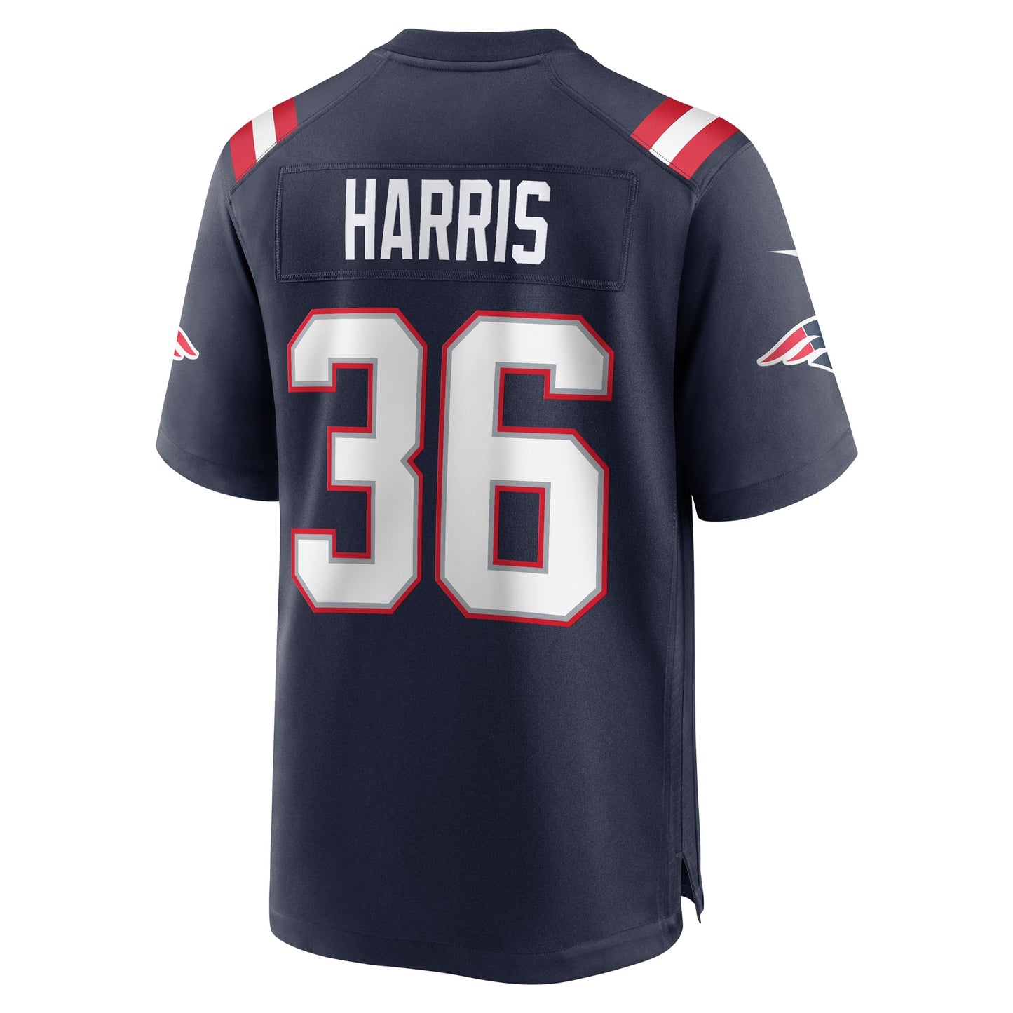 Kevin Harris New England Patriots Game Player Jersey - Navy