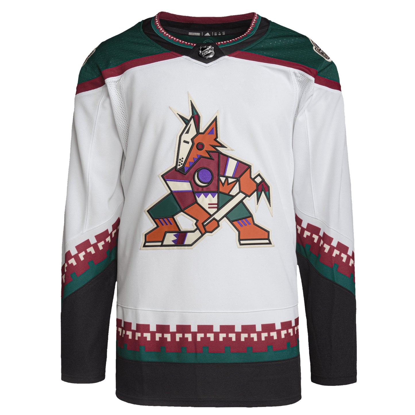 Arizona Coyotes Away Primegreen Authentic Pro Blank Jersey - White