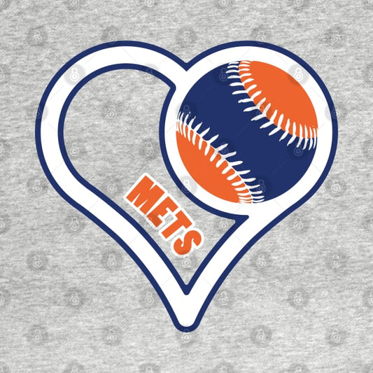 I Heart New York Mets Baseball T-Shirt
