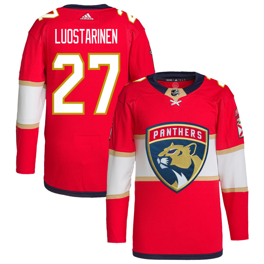 Eetu Luostarinen Florida Panthers Home Primegreen Authentic Pro Jersey - Red