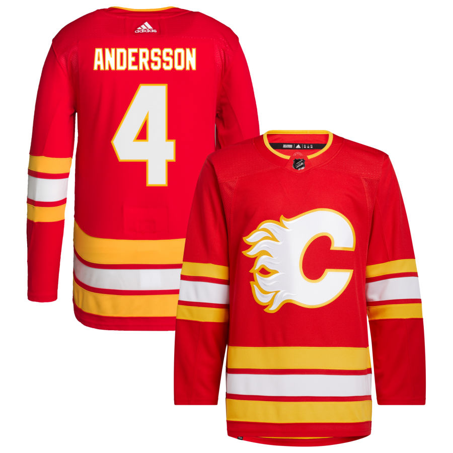 Rasmus Andersson Calgary Flames 2020/21 Home Primegreen Authentic Pro Jersey - Red