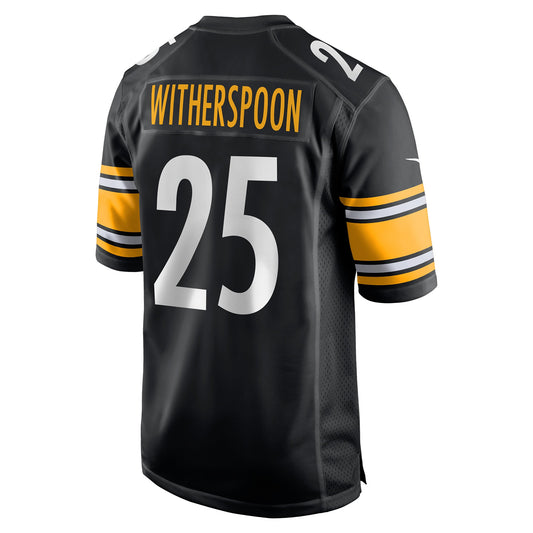 Ahkello Witherspoon Pittsburgh Steelers Game Jersey - Black