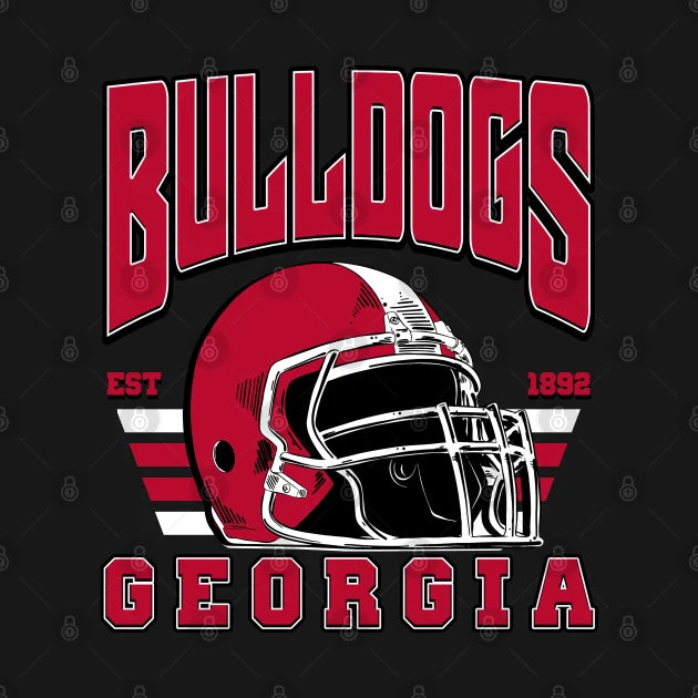 Georgia Bulldogs Vintage Style Hoodie