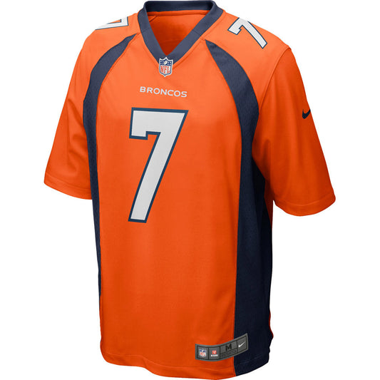 Men's Denver Broncos John Elway Game Retired Player Jersey Orange