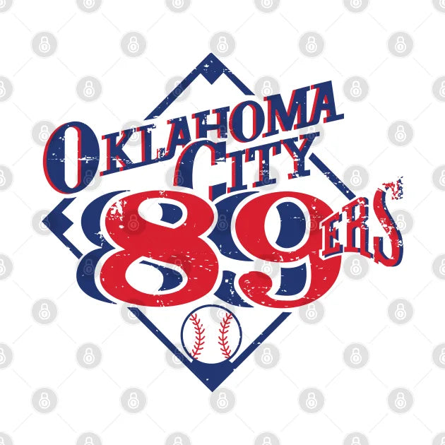 Oklahoma City 89Ers Defunct Vintage Baseball T-Shirt