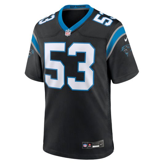 Claudin Cherelus Carolina Panthers Team Game Jersey - ?Black