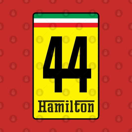 Lewis Hamilton Farrari 2 By Buck Tee = T-Shirt