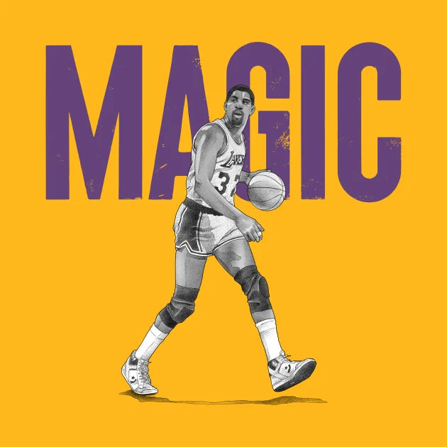 Magic Johnson Purple 86 T-Shirt