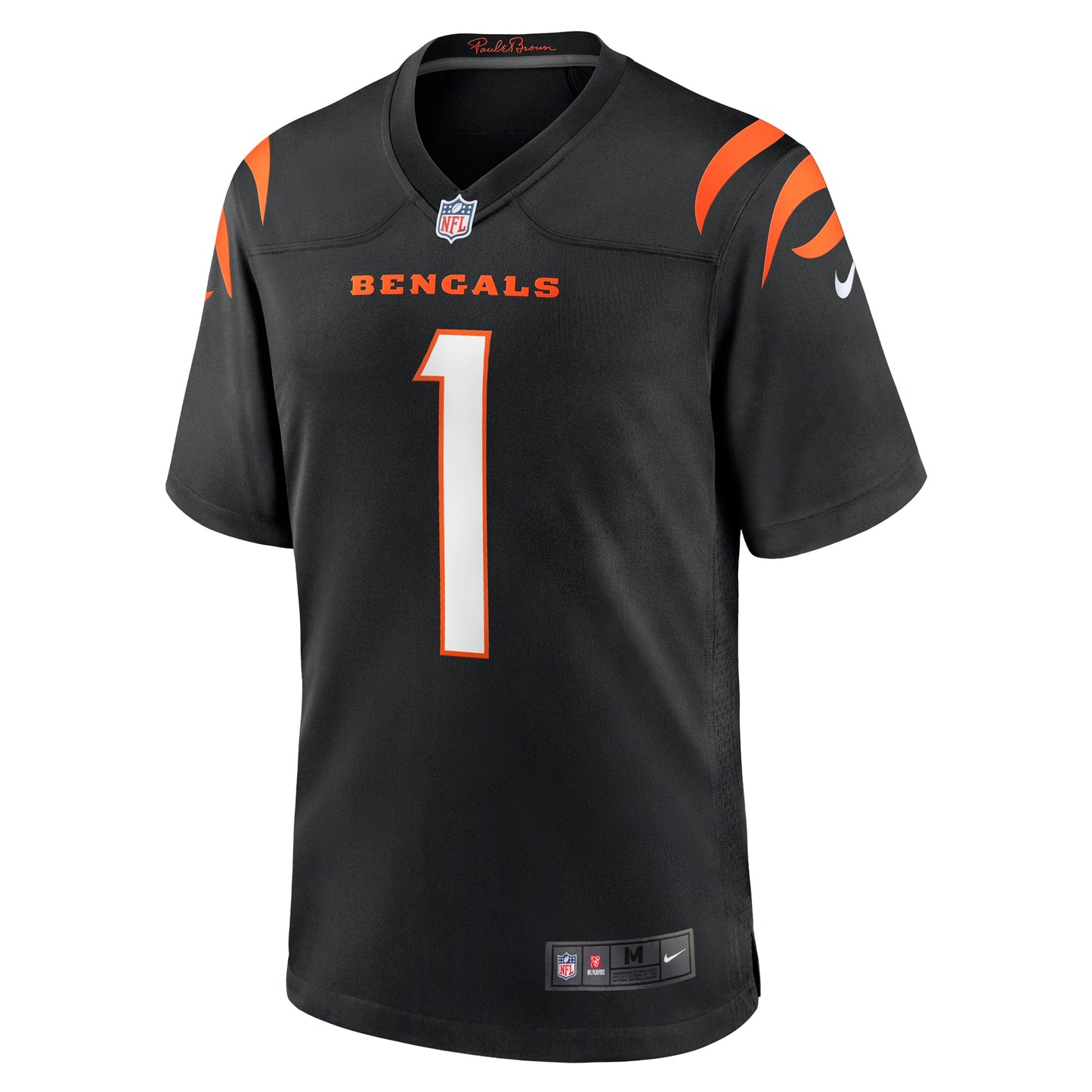 Number 1 Dad Cincinnati Bengals Game Jersey - Black