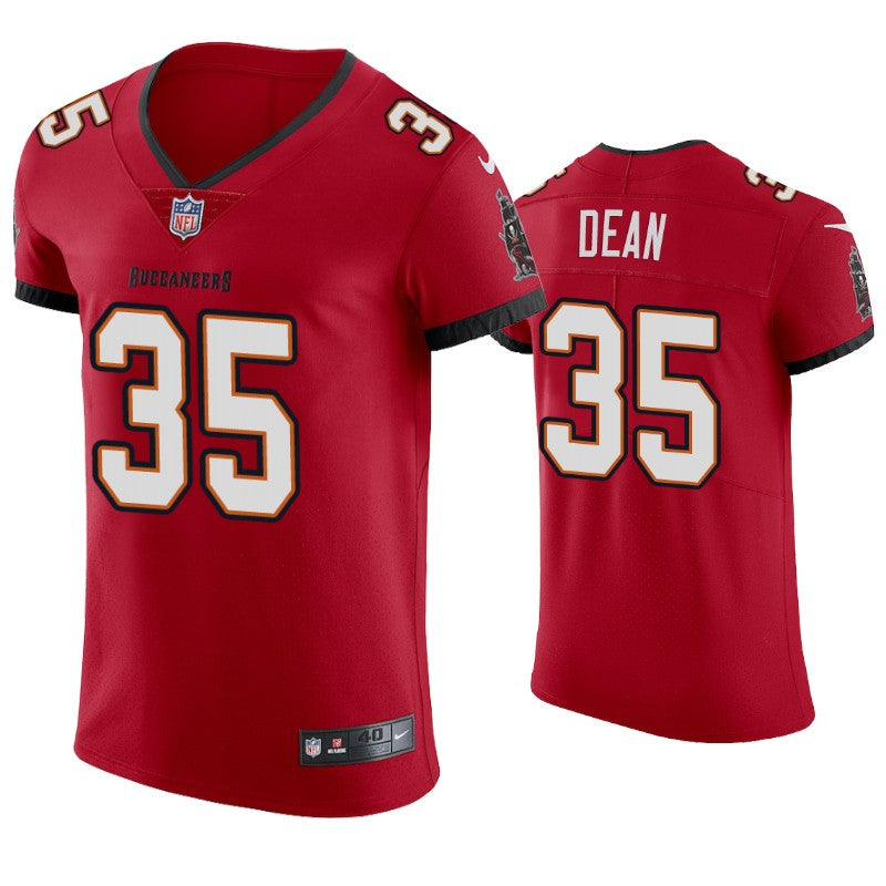 2020 Mens Tampa Bay Buccaneers Jamel Dean Vapor Elite Jersey Red