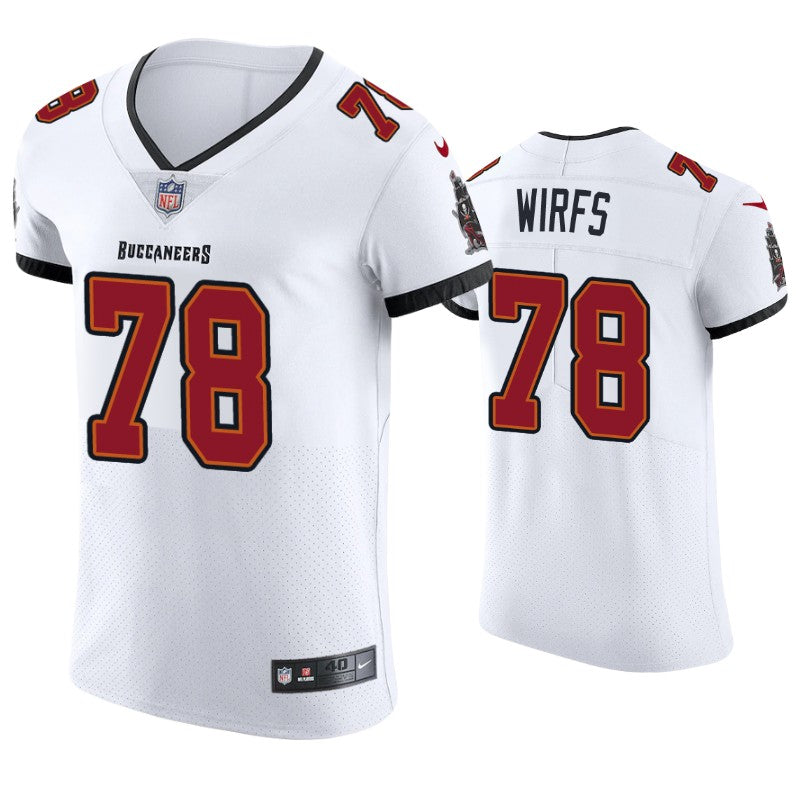 2020 Mens Tampa Bay Buccaneers Tristan Wirfs Vapor Elite Jersey White