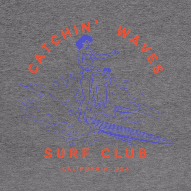 Vintage Surfing Surfer Hoodie