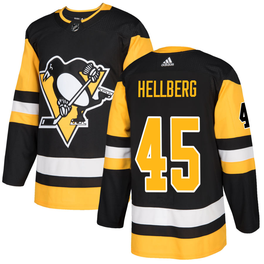 Magnus Hellberg Pittsburgh Penguins Authentic Jersey - Black