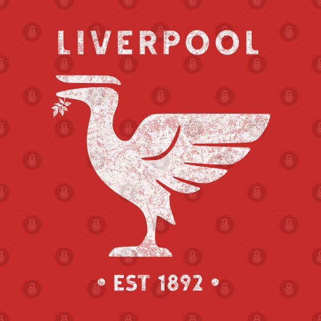 Liverpool Liverbird Retro Vintage Big Hoodie