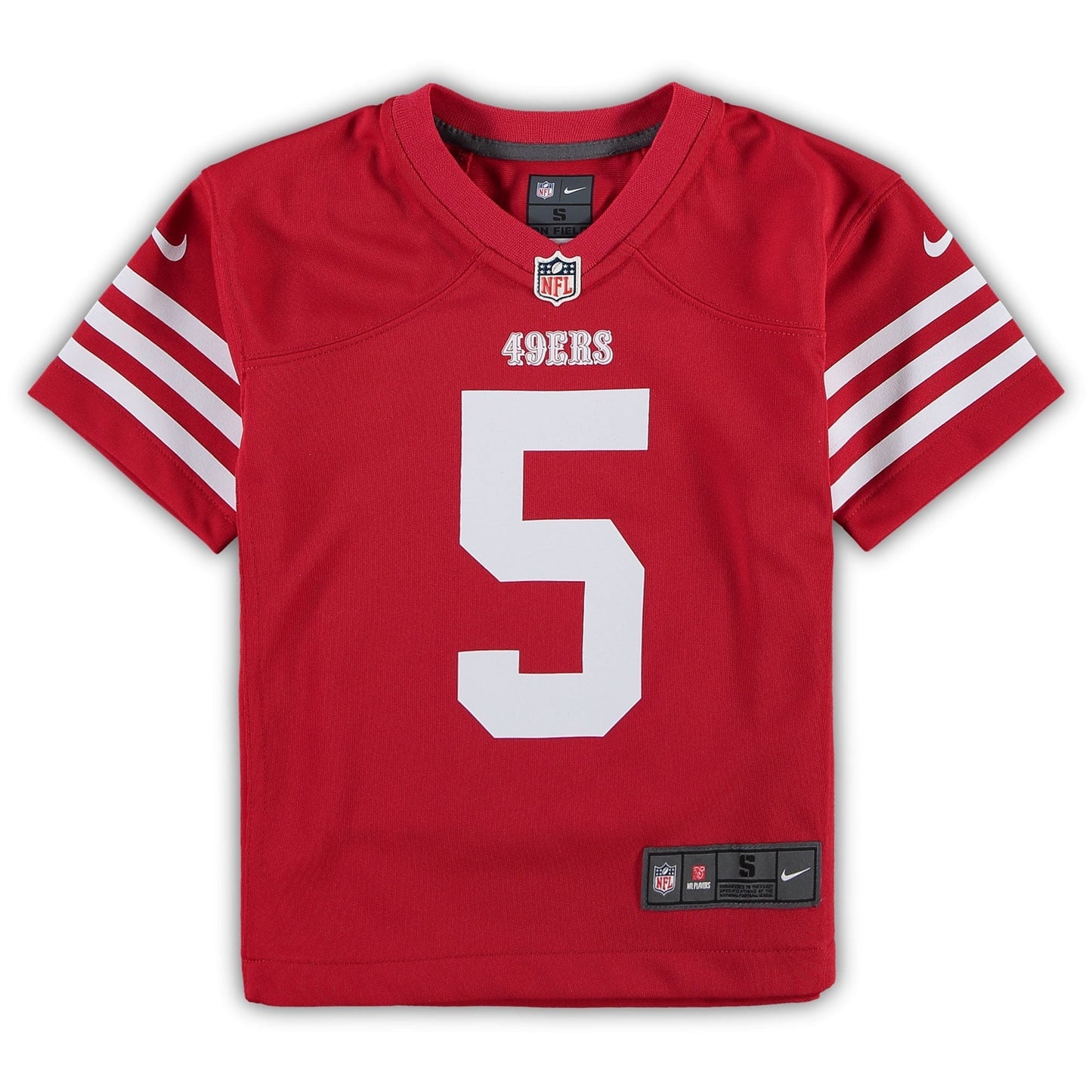 Preschool Trey Lance Scarlet San Francisco 49ers Game Jersey