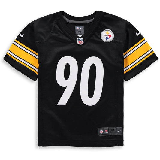 Preschool T.J. Watt Black Pittsburgh Steelers Game Jersey