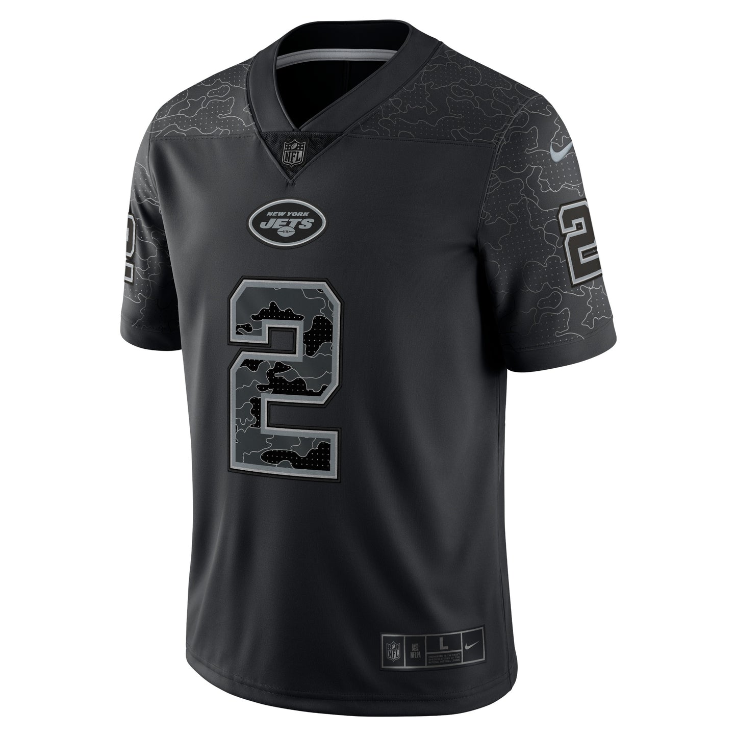 Zach Wilson New York Jets RFLCTV Limited Jersey - Black