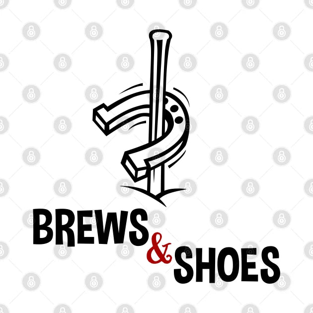 Brews And Shoes Horseshoe Ringer Pitching T-Shirt