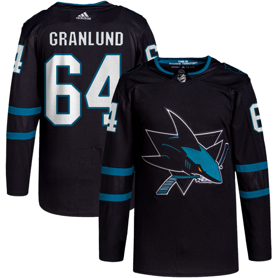 Mikael Granlund San Jose Sharks Alternate Primegreen Authentic Pro Jersey - Black