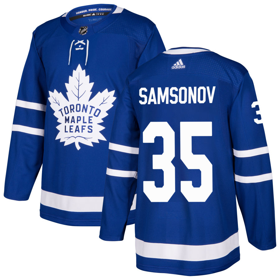 Ilya Samsonov Toronto Maple Leafs Authentic Jersey - Blue