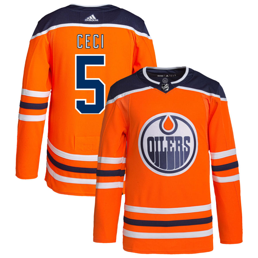 Cody Ceci Edmonton Oilers Home Authentic Pro Jersey - Orange