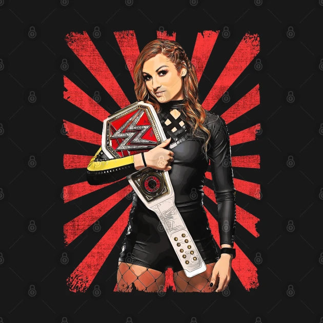 Becky Lynch Wrestling Vintage Fan Art T-Shirt