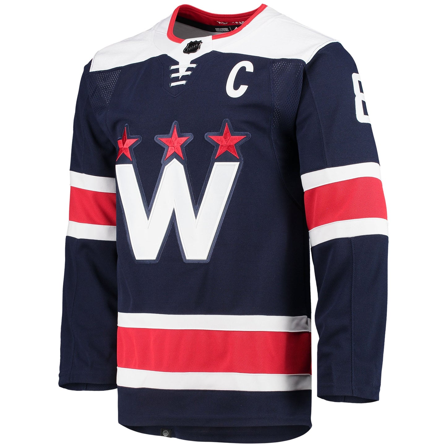 Alexander Ovechkin Washington Capitals Alternate Captain Patch Primegreen Authentic Pro Player Jersey - Navy