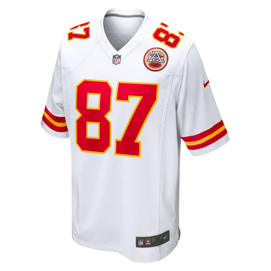 Travis Kelce Kansas City Chiefs Player Game Jersey - White