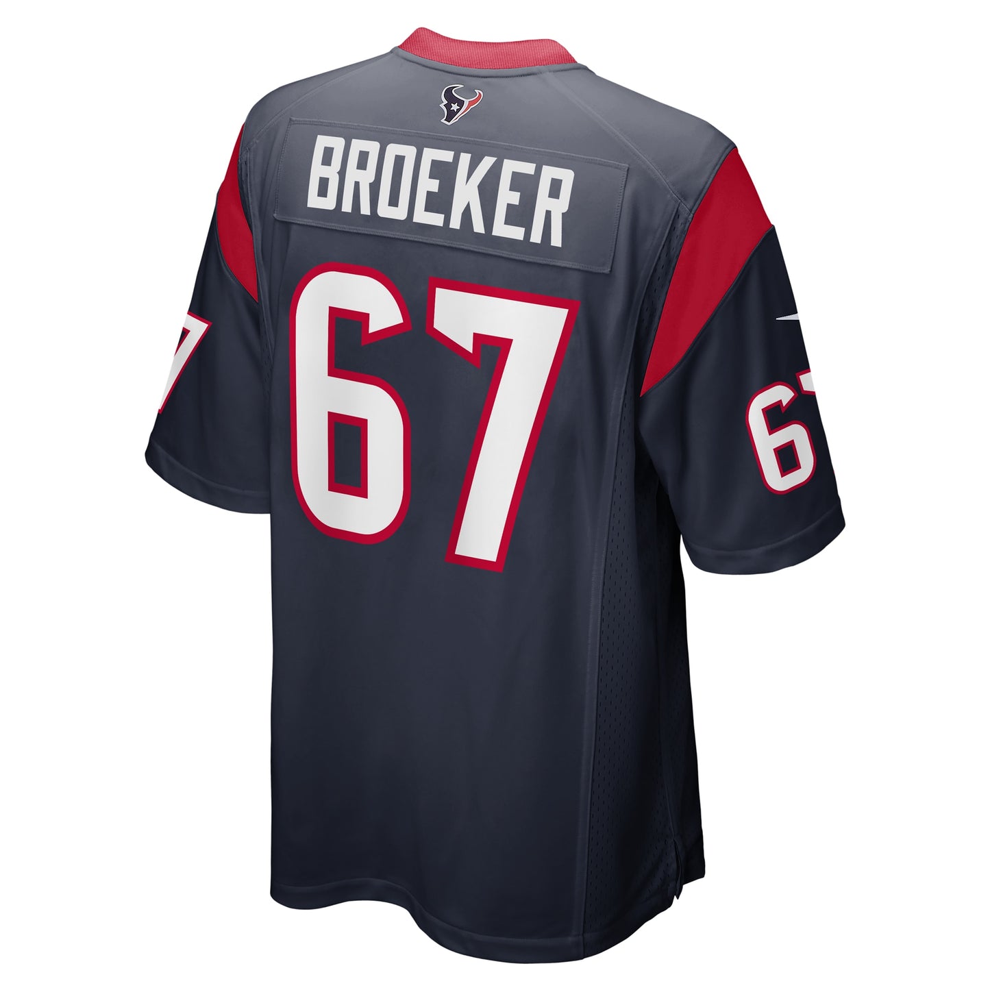Nick Broeker Houston Texans Team Game Jersey - ?Navy