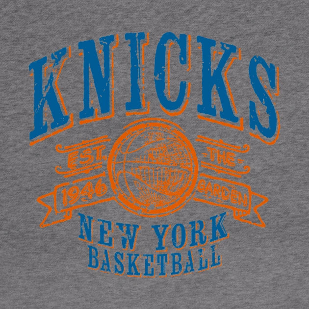 Knicks Vintage Basketball Hoodie