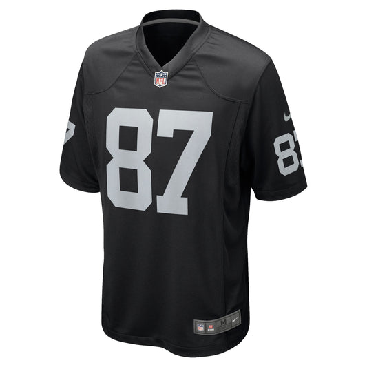 Michael Mayer Las Vegas Raiders 2023 NFL Draft Pick Game Jersey - Black