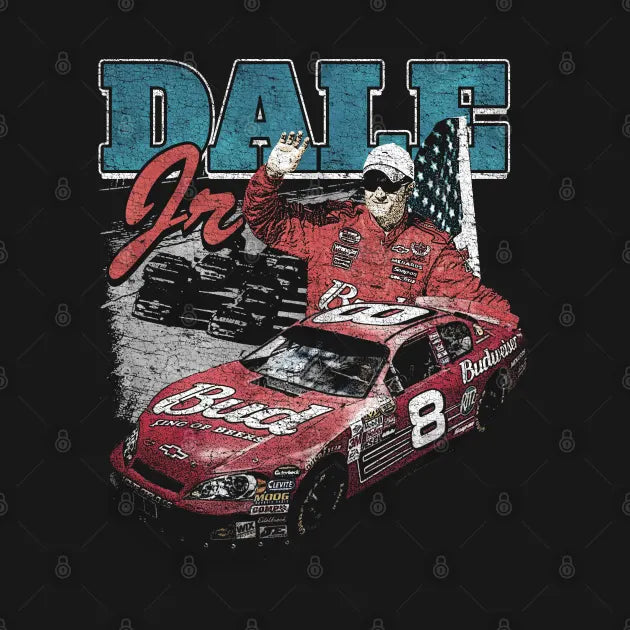 Dale Jr 8 Retro Racing T-Shirt