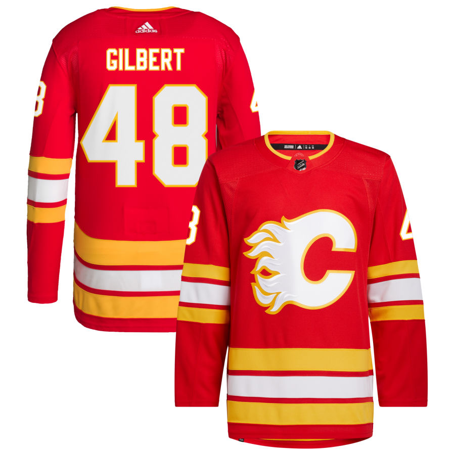 Dennis Gilbert Calgary Flames 2020/21 Home Primegreen Authentic Pro Jersey - Red