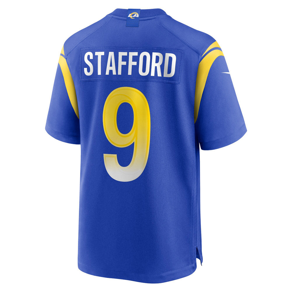 Men's Los Angeles Rams Matthew Stafford Player Game Jersey Royal