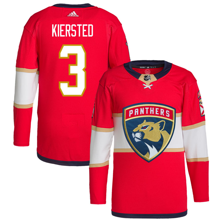 Matt Kiersted Florida Panthers Home Primegreen Authentic Pro Jersey - Red