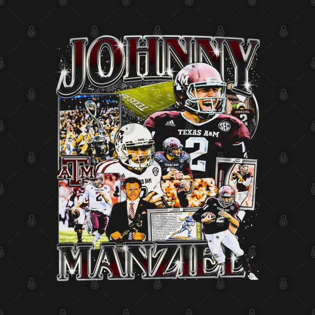 Johnny Manziel College Vintage Bootleg Hoodie